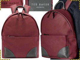 TED BAKER Backpack Man 100% Eco-Leather Up to -80% TB07 T3P - £82.73 GBP