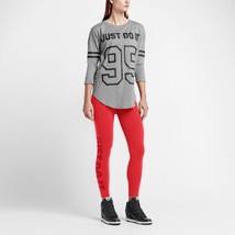 Nike Womens Just Do It Leggings size X-Small Color Light Crimpson/Red - £61.99 GBP