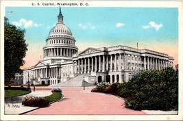Washington D.C. U.S. Capitol WB Unposted 1915-1930 Antique Postcard - £5.91 GBP