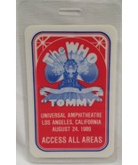 THE WHO - ORIGINAL TOMMY FILM CREW LAMINATE PASS UNIVERSAL AMP. L.A. 8/2... - $372.81 MXN
