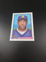 1991 Topps Mark Newfield #698 MVP Seattle Mariners Baseball Card - £1.12 GBP