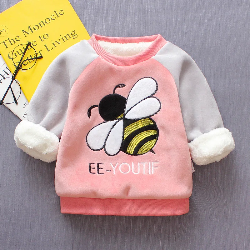 Girls Hoodies Warm Sweatshirts Fashion Spring  Boys Coats Baby Kids Clothing Aut - £70.10 GBP