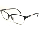 Cole Haan Eyeglasses Frames CH5032 001 BLACK Gray Cat Eye Full Rim 54-15... - $55.97
