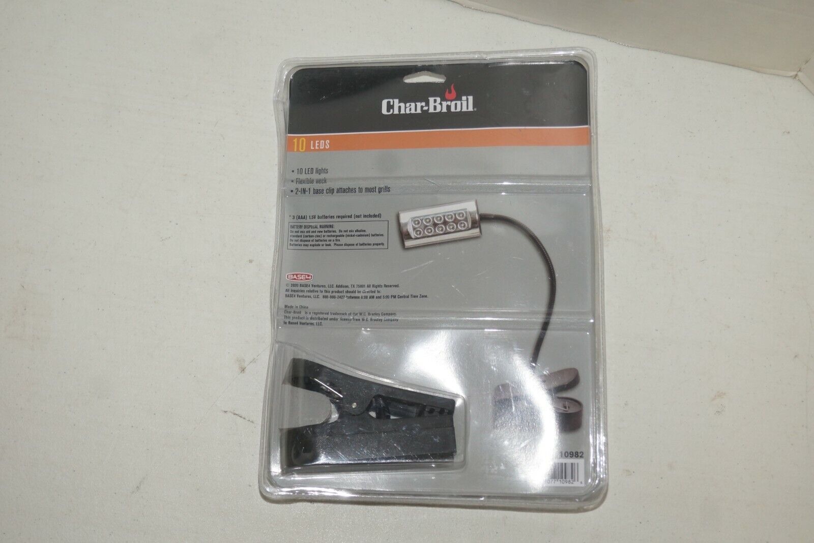 Char-Broil Flex Arm Flexible LED Grill Light Black 10982 - £15.68 GBP