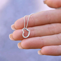 To My Wife Smokin&#39; Hot Wife Delicate Heart Necklace - £53.44 GBP+