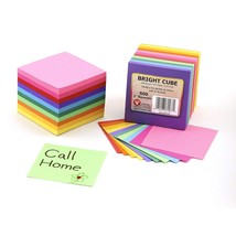 Hygloss 3X3 Bright Products Cube, 3-Inch Paper Squares-10 Assorted Color... - £12.58 GBP