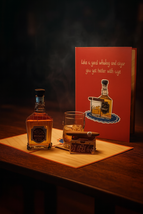 Whiskey pop-up card 15cm x 20cm UK sales only - $10.00
