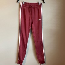 Adidas Womens Rosewood Pink Track Pants Size XSmall Running Athleisure - £14.21 GBP