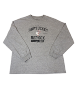 Pawtucket Red Sox 2013 Pawsox Baseball Grey Long Sleeve T Shirt Mens Siz... - $41.69 CAD