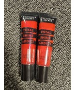 Lot Of 2 VICTORIA&#39;S SECRET TOTAL SHINE ADDICT GLOSS (JUICY RUBY) SEALED - $18.80