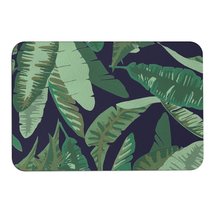 Mondxflaur Palm Leaf Non Slip Bathroom Mat for Shower Quick Dry Diatom Mud Rugs - £15.17 GBP