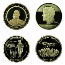 Germany Medals Lot of 4 Fr. Joseph I Hel. Schmidt Friedrich II Berlin 40mm 01148 - £31.99 GBP