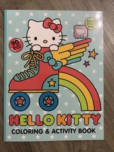 2018 Hello Kitty Coloring &amp; Activity Book 90 Pages + Sticker Sheet Sanrio NEW - £10.87 GBP