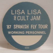 LISA LISA AND CULT JAM - ORIGINAL CONCERT TOUR CLOTH BACKSTAGE PASS **LA... - £7.94 GBP