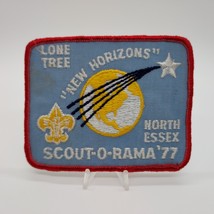 Vintage 1977 BSA Lone Tree New Horizons Scout-O-Rama North Essex Patch - $18.69