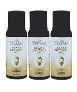 White Leaf Beard Growth Oil (30ml, Pack of 3) - £22.90 GBP