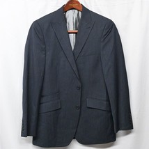 J. Ferrar 38R Navy Blue Pinstripe Peak Lapel 2 Btn Blazer Suit Jacket Sp... - £16.01 GBP