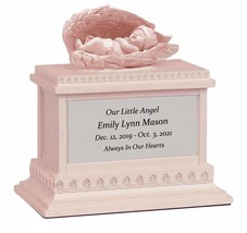 Toddler Pink Baby Column Urn - £71.90 GBP