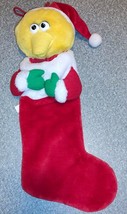 Sesame Street Christmas Stocking BIG BIRD Plush Kurt Adler Vintage 1998 - $20.36