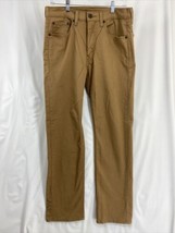 Levi&#39;s 505 Sz 32x32 Men&#39;s Light Brown Denim Jeans Straight Classic Fit White Tab - £18.62 GBP