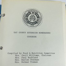 Kay County Oklahoma OK Ponca City Cooperative Extension Cookbook Recipes... - $22.49