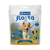 N-Bone FLOSSta Dual Action Dental Chews Chicken Flavor, 12-oz Bag - €6,59 EUR N-Bone FLOSSta Dual Action Dental Chews Chicken Flavor, 12-oz Bag - €6,59 EUR