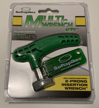 Softspikes Multi-Wrench Kit Cleat Ripper &amp; 2-Prong Insertion Wrench, Green / NEW - £11.05 GBP