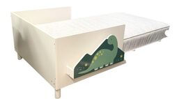 Delta Children Sleep N Store Toddler Bed w Mattress Storage Dinosaur Bar... - $49.50
