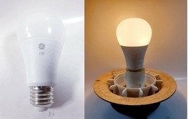 Lot De 2 GE LED Clair A19 Forme Ampoules Ampoule Remplacement 6W - Blanc... - $7.81