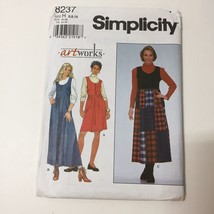 Simplicity 8237 Size 6 8 10 Misses' Jumper - $12.86