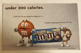 2014 Pretzel M&amp;Ms Print Ad Advertisement  PA1 - $7.91