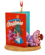 2023 Disney Parks Pink Cheshire Cat Christmas Card Sketchbook Ornament New - £21.21 GBP