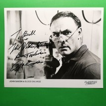 John Saxon 8 x 10 Photo B&amp;W Head Shot Signed Blood Savage Hollywood - £35.02 GBP