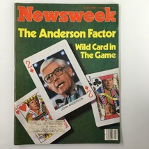 VTG Newsweek Magazine June 9 1980 The Anderson Factor Wild Card in The Game - £11.10 GBP