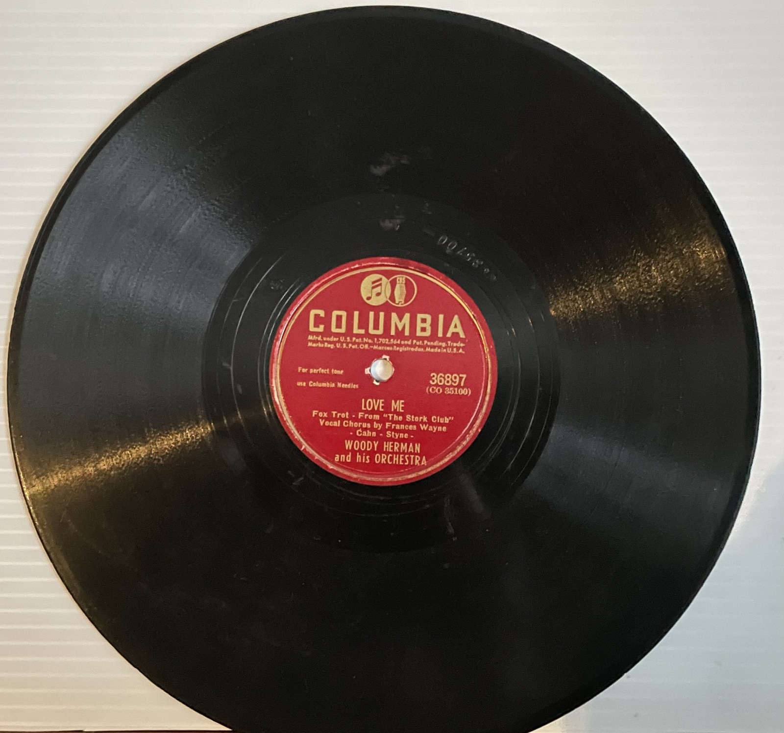 Woody Herman And His Orchestra ‎– Love Me / I&#39;ve Got The World On A Stri... - $8.39