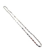 Authentic! Cartier 18k White Gold Flat Link Necklace 17.75&quot; 1998 - €5.792,00 EUR