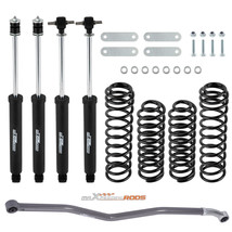 2.5&quot; Suspension Lift Kit + Rear Track Bar for Jeep Wrangler JK 4-Door 07-18 - £310.64 GBP