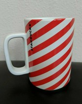 Starbucks Holiday 2018 Ceramic Mug Candy Cane Stripe 12oz NEW - $20.48