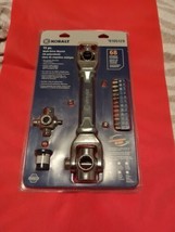 NEW Kobalt 15pc Multi Drive Dog Bone Universal Socket Wrench Set #010512... - $38.95
