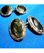Antique Art Deco Solid 14k Gold Cuff Links Unique Vintage Gatsby style D... - $945.25