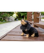 Howling Dachshund Puppy Statue (Hi-Line Exclusive)-Garden Statue, Garden... - £25.16 GBP
