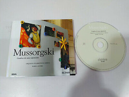 Mussorgski orquesta Philharmonic Czech Karel Ancerls - CD Book - $530.46 MXN