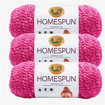 BloomBlend Bulky Peony Trio - Luxurious Homespun Yarn for Cozy Creations! - $70.24