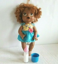 Baby Alive Super Snacks Snackin’ Treats Baby Brown Curly Hair Doll Good ... - £19.65 GBP