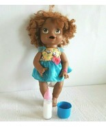 Baby Alive Super Snacks Snackin’ Treats Baby Brown Curly Hair Doll Good ... - £19.65 GBP