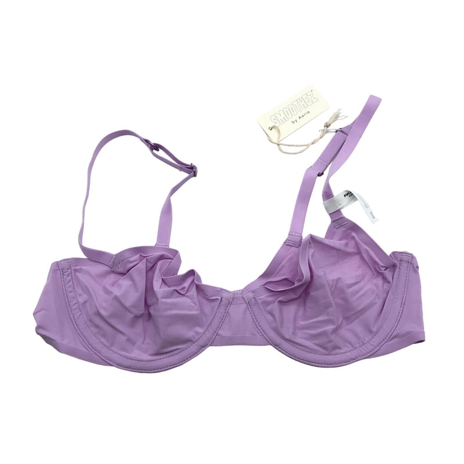 Primary image for Smoothez by Aerie Bra Full Coverage Unlined Underwire Purple 36C