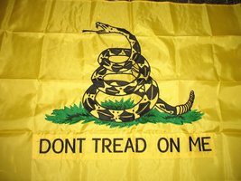 3x5 Gadsden Don&#39;t Tread On Me Culpeper Tea Party Embroidered Sewn Doublesided Ny - £16.69 GBP