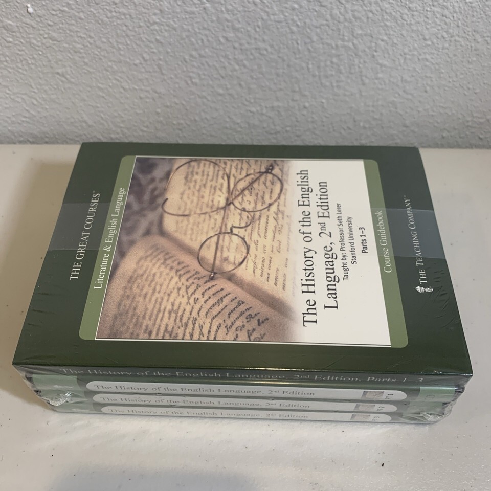 History of the English Language 2nd Edition Dvd Guidebook Parts 1-3 - $23.69