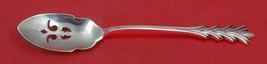 Crest of Arden by Tuttle Sterling Silver Olive Spoon Pierced 5 3/4&quot; Custom Made - £54.60 GBP