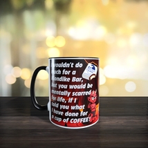 HUMOR - Mentally Scarred - 11oz Black Handle\Inside Coffee Mug [H52] - £11.99 GBP